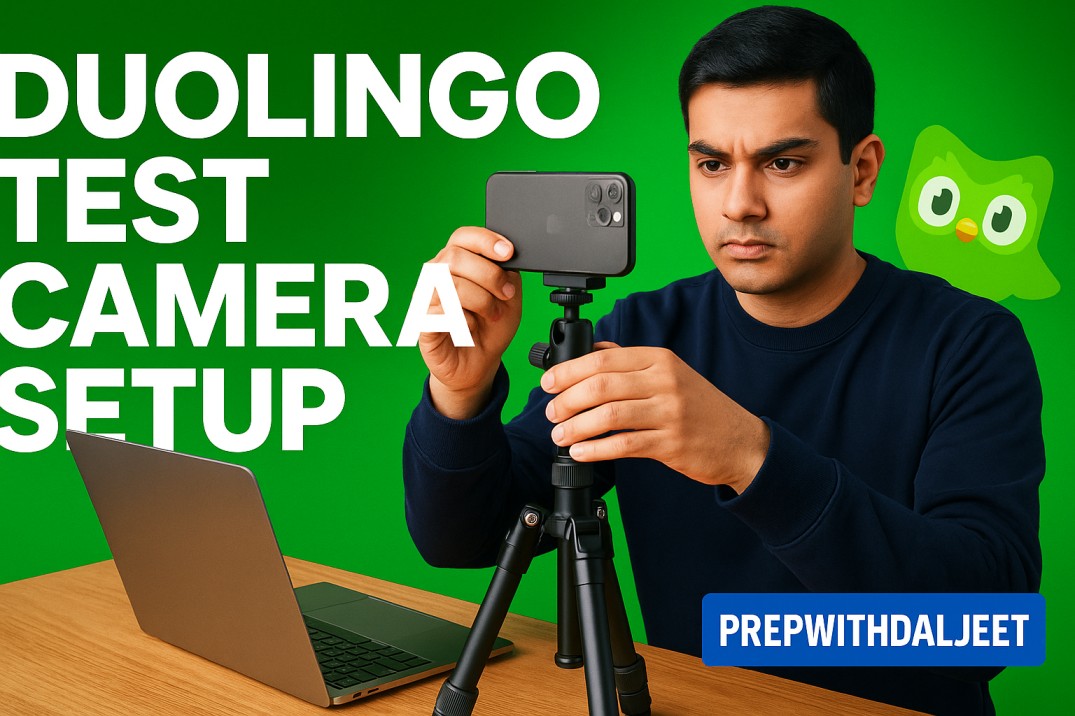 How to Set Up Your Camera &amp; Laptop for the Duolingo English Test: Step-by-Step Guide